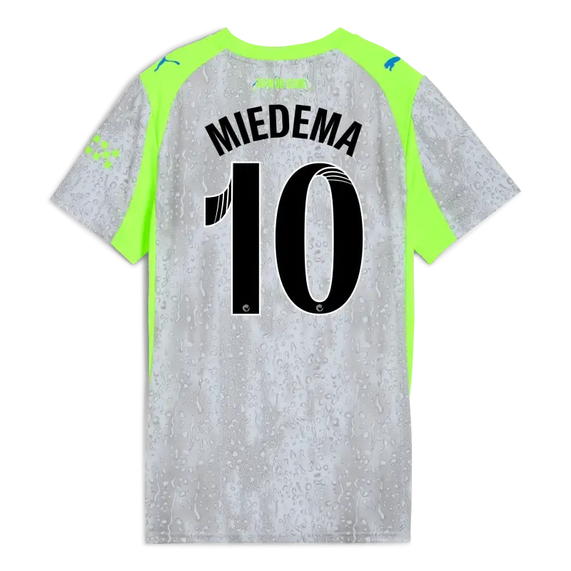 Womens’ Manchester City Third Jersey 2025/26 With MIEDEMA 10 Printing | Manchester City Shop