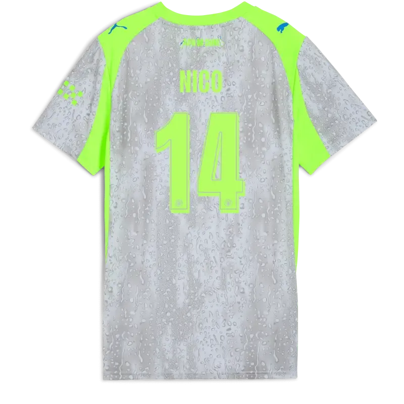 Womens’ Manchester City Third Jersey 2025/26 With NICO 14 Printing | Manchester City Shop Womens’ Manchester City Third Jersey 2025/26 With NICO 14 Printing | Manchester City Shop