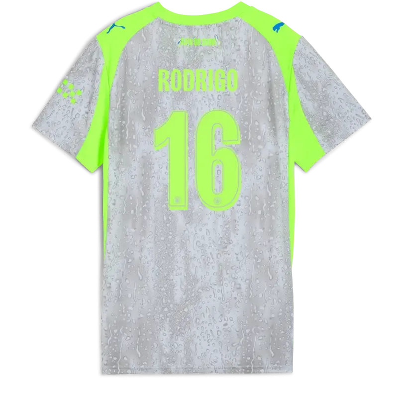 Womens’ Manchester City Third Jersey 2025/26 With RODRIGO 16 Printing | Manchester City Shop Womens’ Manchester City Third Jersey 2025/26 With RODRIGO 16 Printing | Manchester City Shop