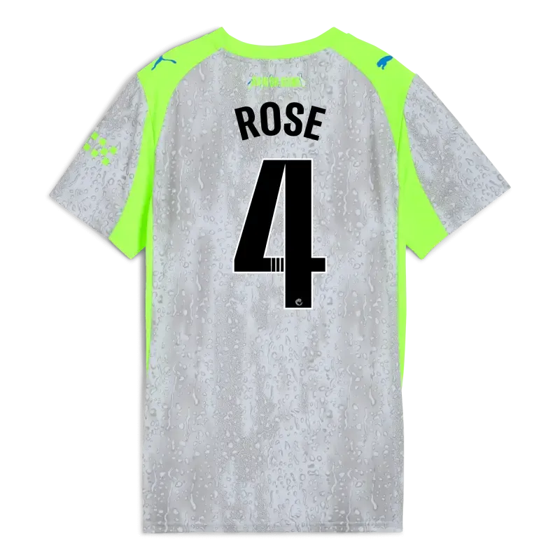 Womens’ Manchester City Third Jersey 2025/26 With ROSE 4 Printing | Manchester City Shop