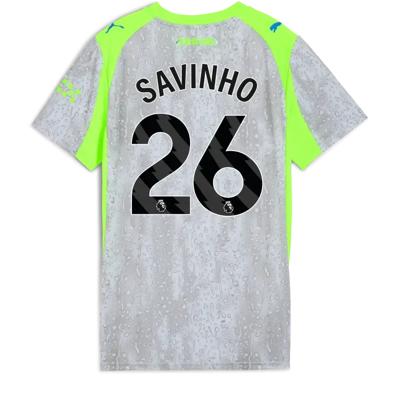 Womens’ Manchester City Third Jersey 2025/26 With SAVINHO 26 Printing | Manchester City Shop Womens’ Manchester City Third Jersey 2025/26 With SAVINHO 26 Printing | Manchester City Shop