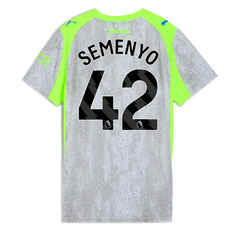 Womens’ Manchester City Third Jersey 2025/26 With SEMENYO 42 Printing | Manchester City Shop Womens’ Manchester City Third Jersey 2025/26 With SEMENYO 42 Printing | Manchester City Shop